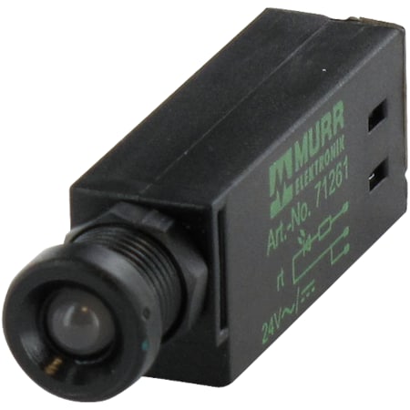 Murrelektronik LED-INDICATOR YELLOW, LED 5mm - 24V AC/DC - 15mA - IP67, PK10 71261